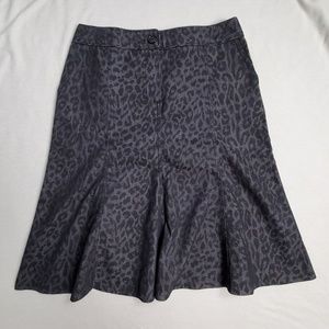 Sandro Sportwear Skirt Cheetah Leopard Print 6